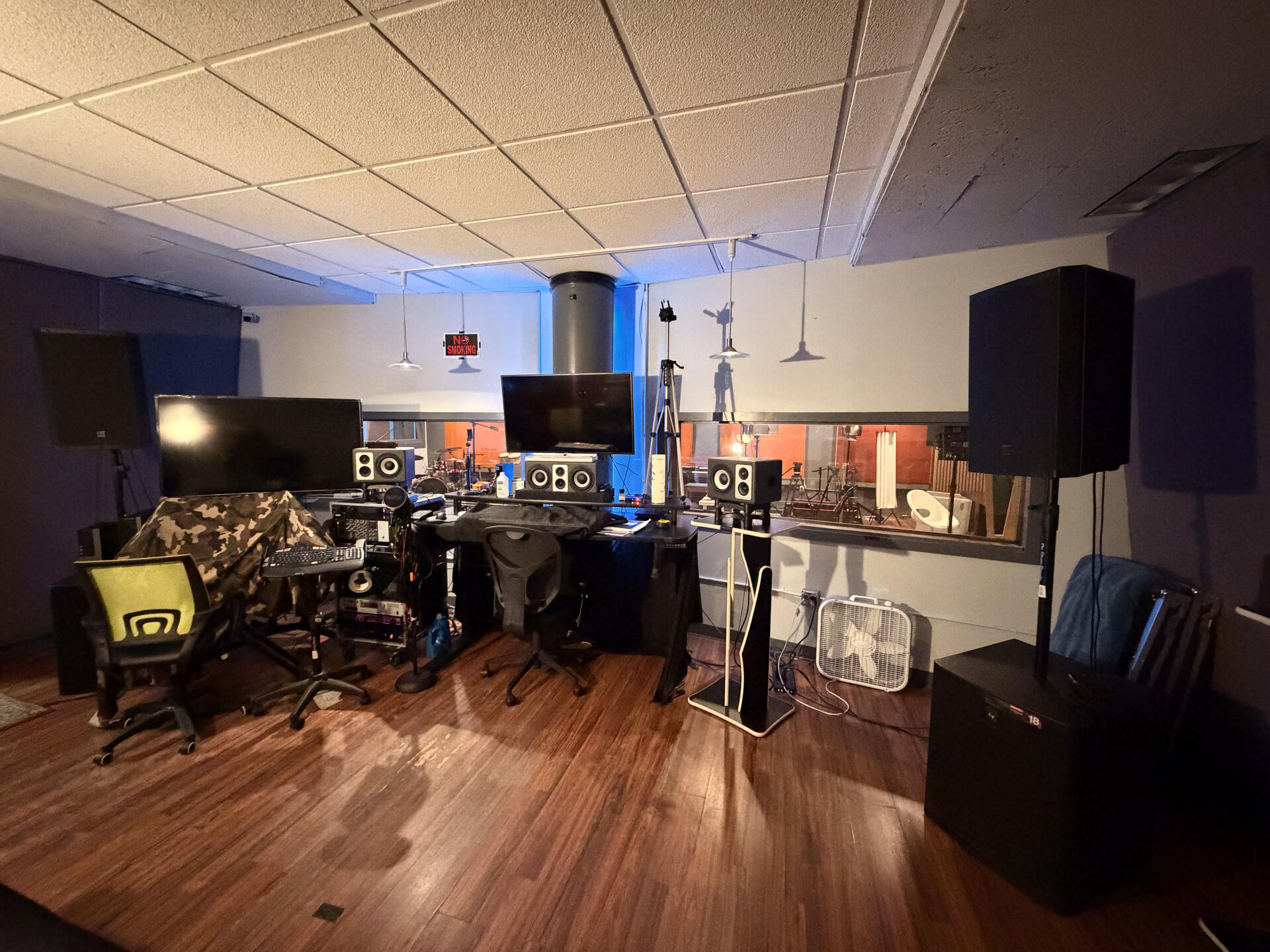 Additional studio space and gear